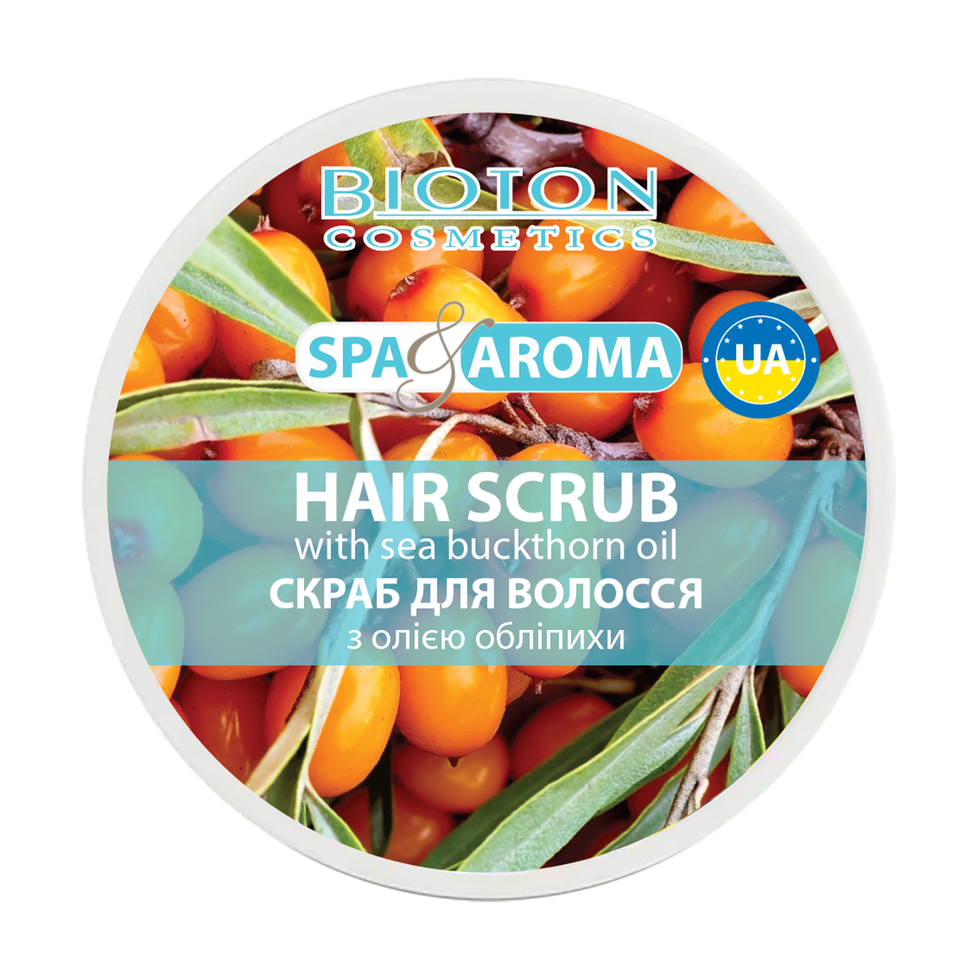 Скраб для шкіри голови Bioton Cosmetics Spa &amp; Aroma Hair Scrub з олією обліпихи, 250 мл