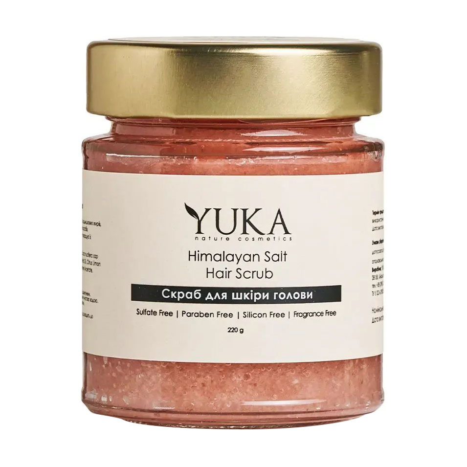 Скраб для шкіри голови Yuka Himalayan Salt Hair Sсrub, 220 г